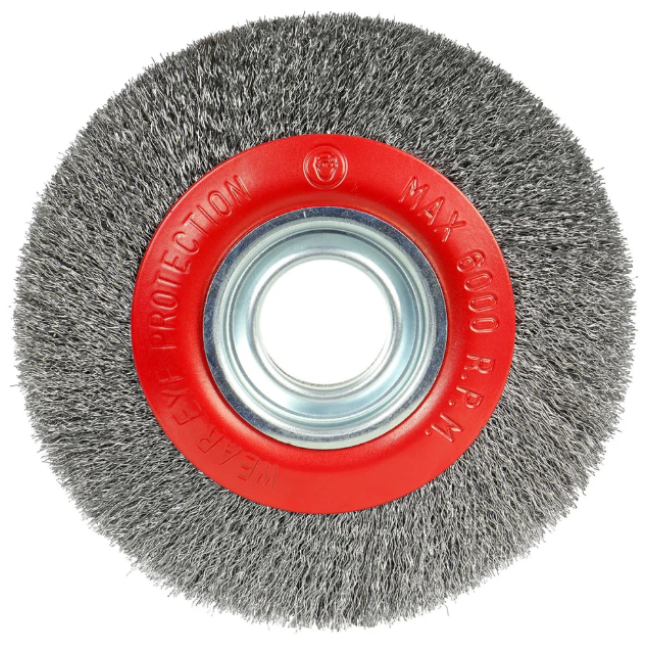 Escova circular em aço ondulado 6