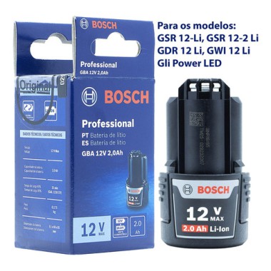 Bateria 12V 2.0 AH GBA - BOSCH
