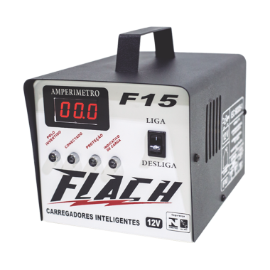 Carregador Inteligente de Bateria - FLACH F15