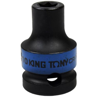 Soquete tipo torx E-10 de impacto - KING TONY 457510M