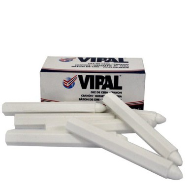 Giz de cera branco (1 unidade) - VIPAL