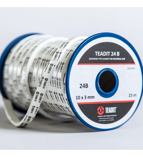 JUNTA QUIMFLEX 24B 20X7 (ROLO 10M) TEADIT 